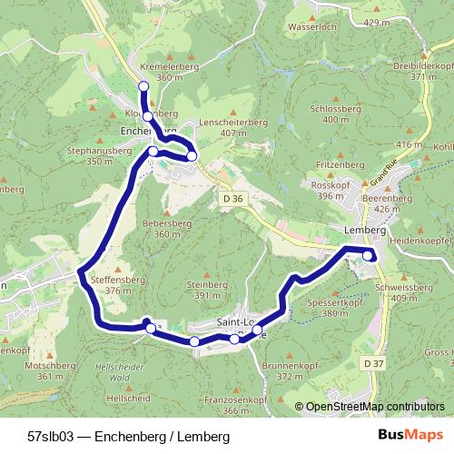 57slb03 bus Line Map