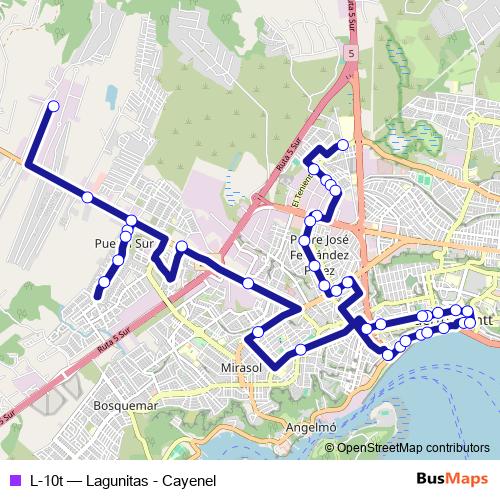L-10t bus Line Map