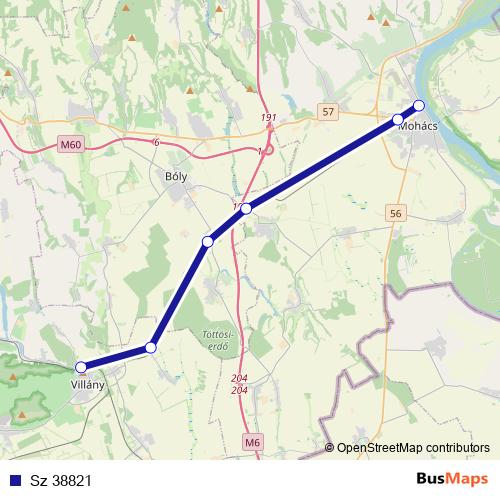 Sz 38821 rail Line Map