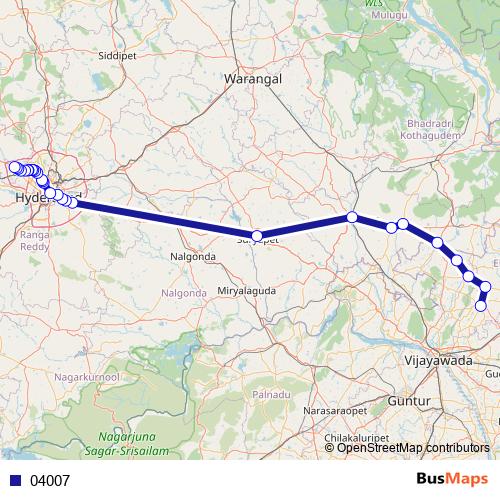 04007 bus Line Map