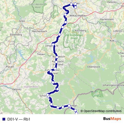 D01-V rail Line Map