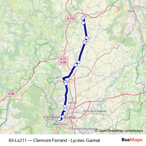 63-Ls211 bus Line Map