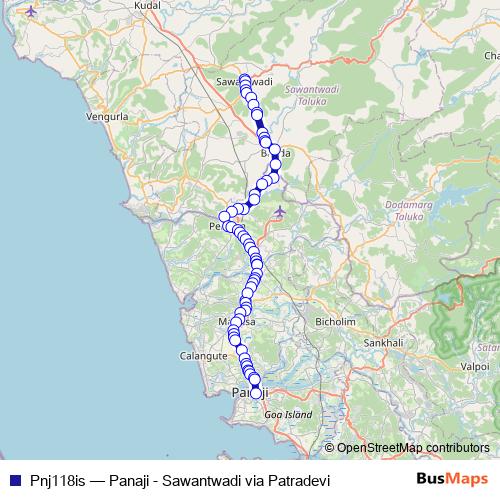 Pnj118is bus Line Map