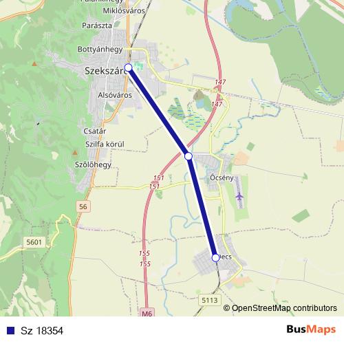 Sz 18354 rail Line Map
