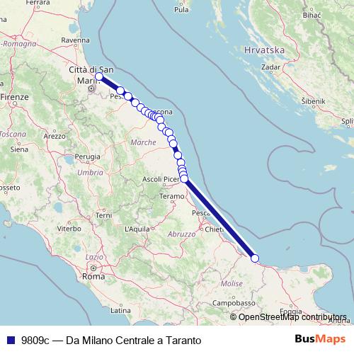 9809c rail Line Map