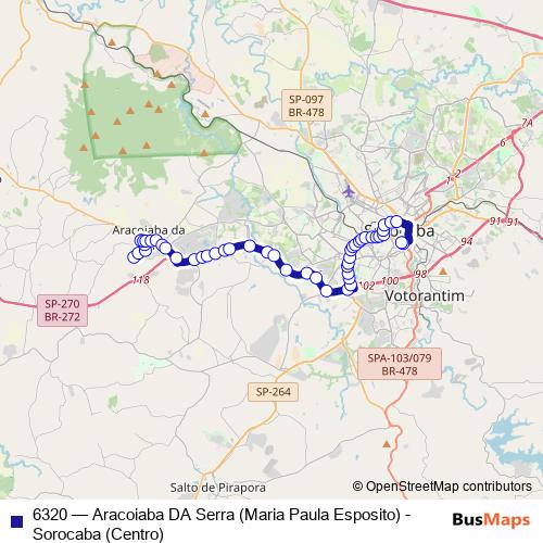 6320 bus Line Map