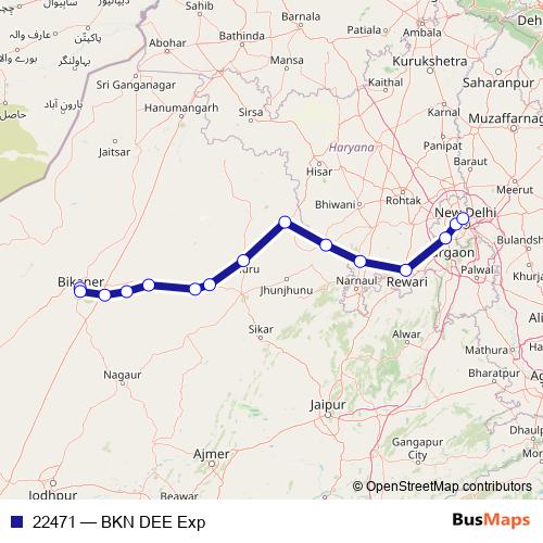 22471 rail Line Map