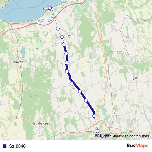 Sz 8846 rail Line Map