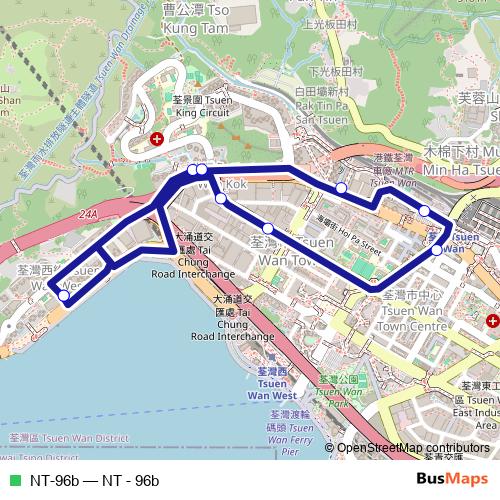 NT-96b bus Line Map