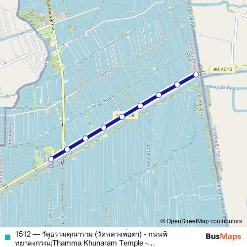 1512 bus Line Map