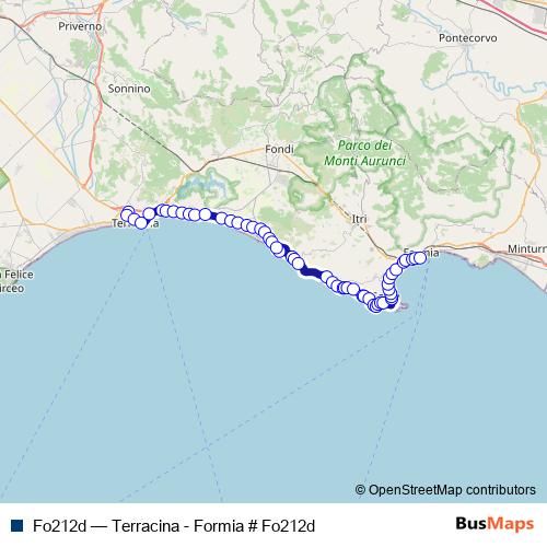 Fo212d bus Line Map