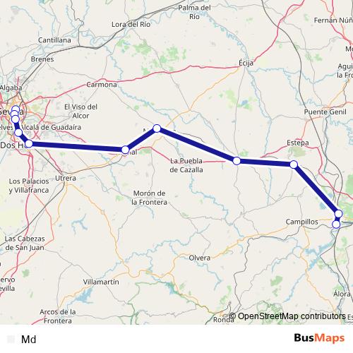 Md rail Line Map
