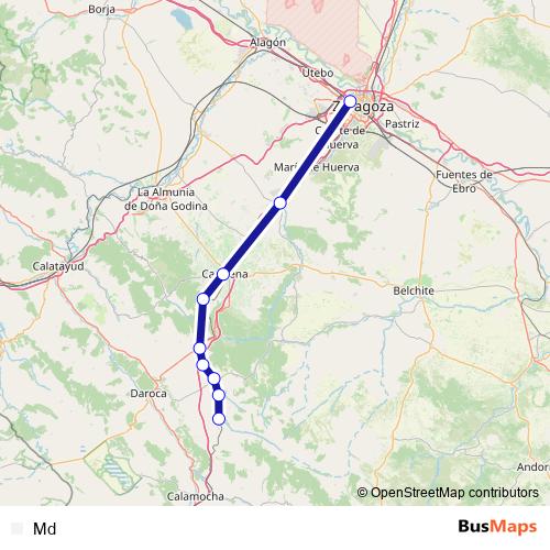 Md rail Line Map
