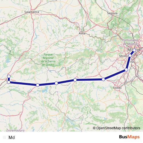 Md rail Line Map