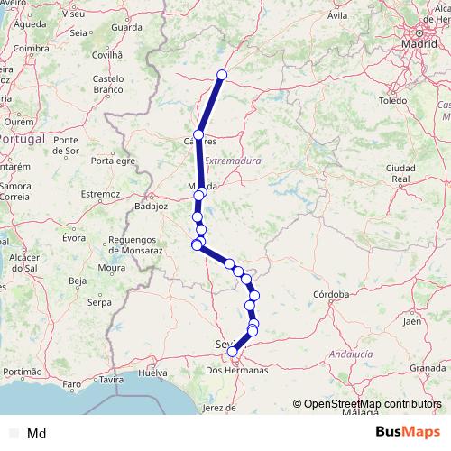 Md rail Line Map