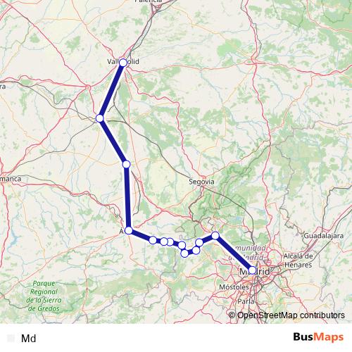 Md rail Line Map