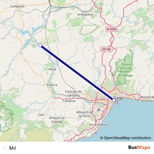 Md rail Line Map