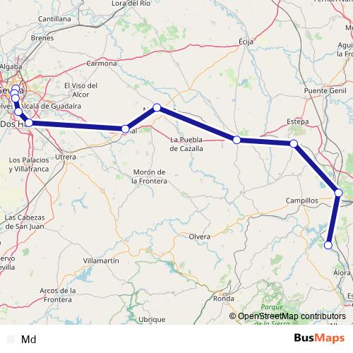 Md rail Line Map