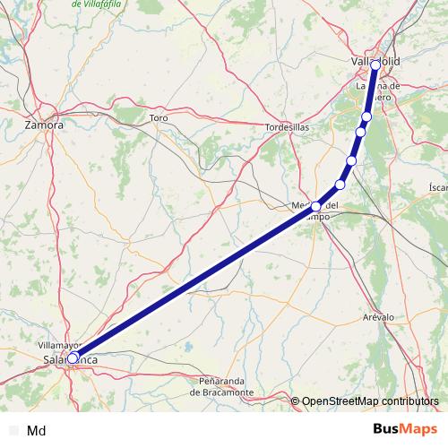 Md rail Line Map