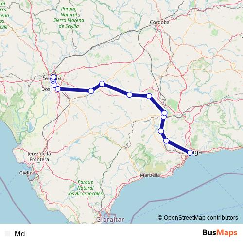 Md rail Line Map