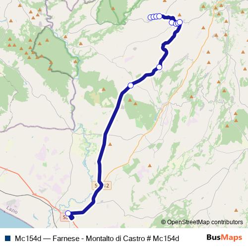 Mc154d bus Line Map