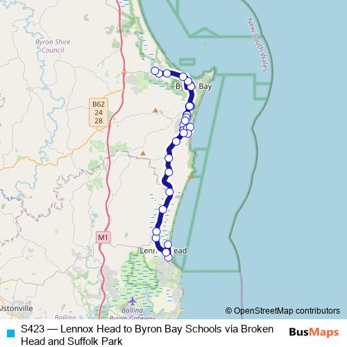 S423 bus Line Map