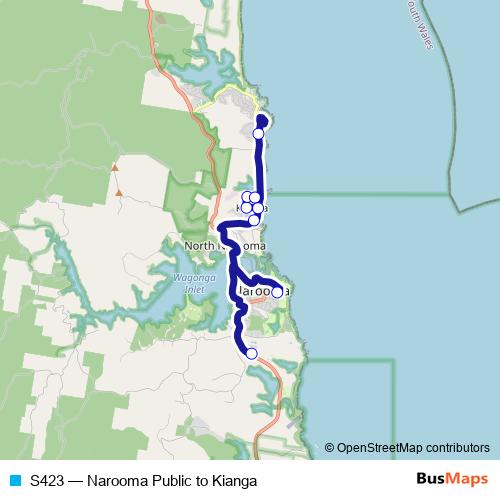 S423 bus Line Map