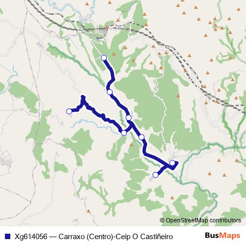 Xg614056 bus Line Map