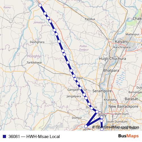 36081 rail Line Map