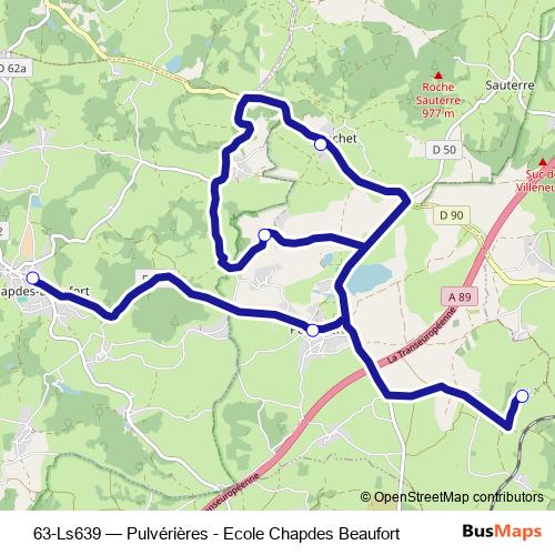 63-Ls639 bus Line Map