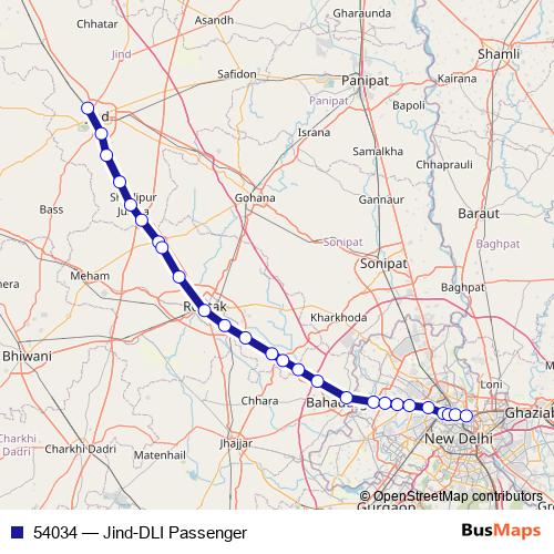 54034 rail Line Map