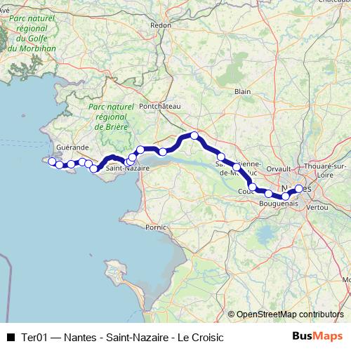 Ter01 rail Line Map