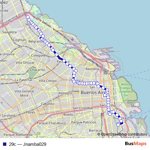 29c bus Line Map