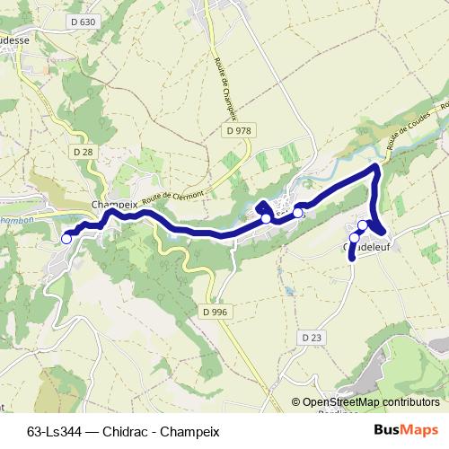 63-Ls344 bus Line Map