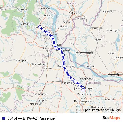 53434 rail Line Map