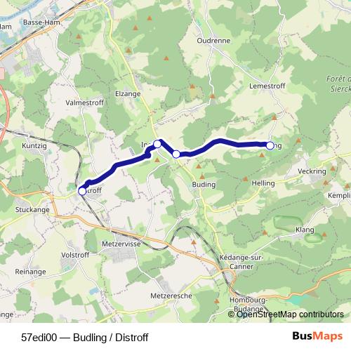57edi00 bus Line Map