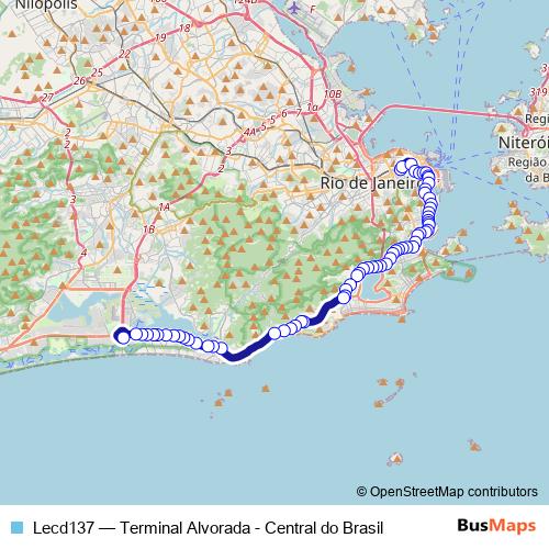 Lecd137 bus Line Map