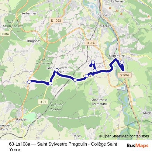 63-Ls108a bus Line Map