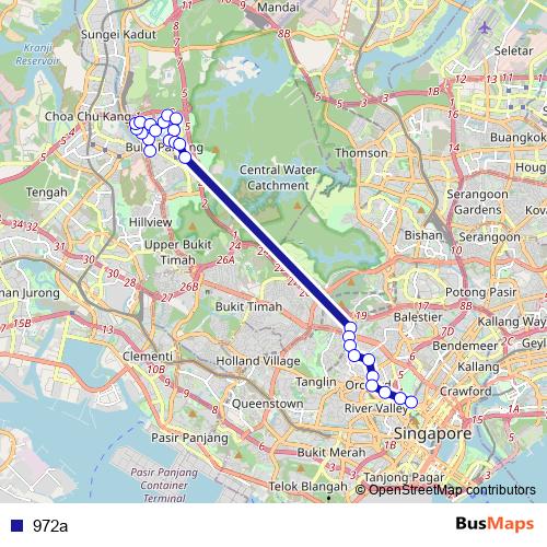 972a bus Line Map