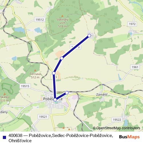 400638 bus Line Map