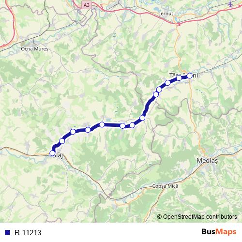 R 11213 rail Line Map