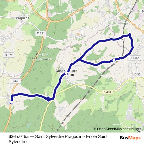 63-Ls019a bus Line Map