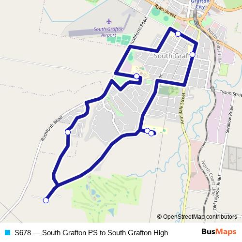S678 bus Line Map