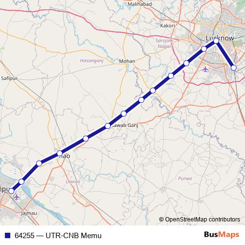 64255 rail Line Map