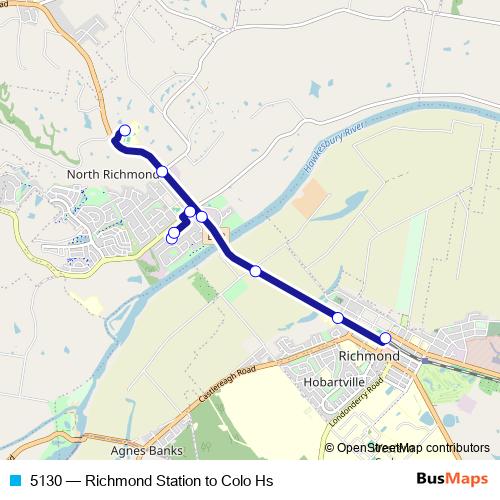 5130 bus Line Map