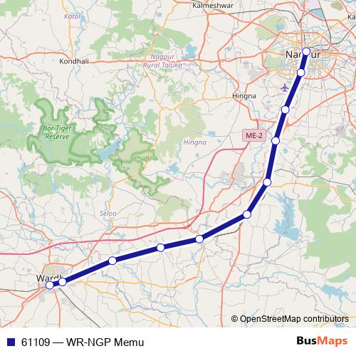 61109 rail Line Map