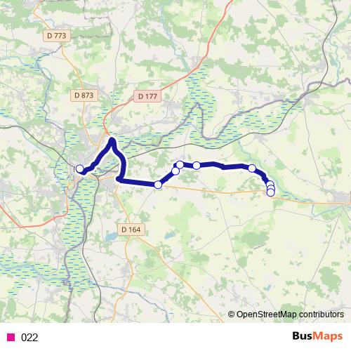 022 bus Line Map