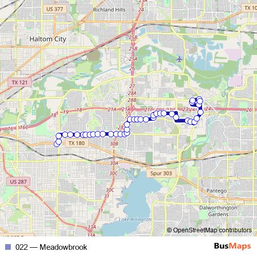 022 bus Line Map