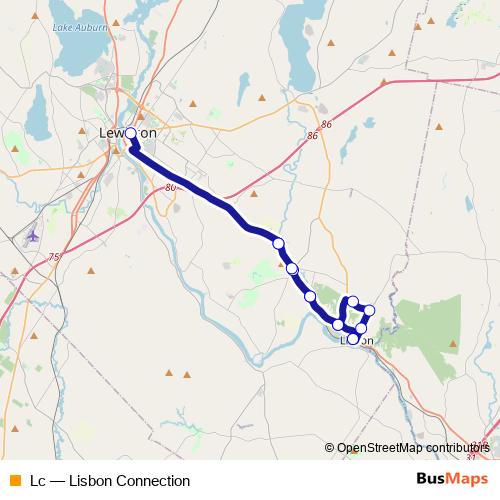 Lc bus Line Map