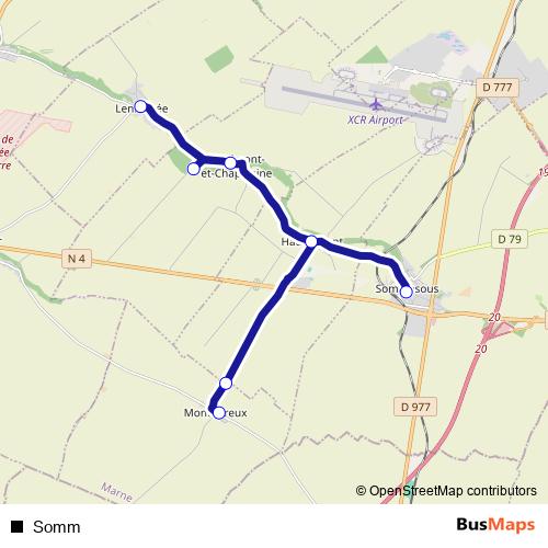Somm bus Line Map